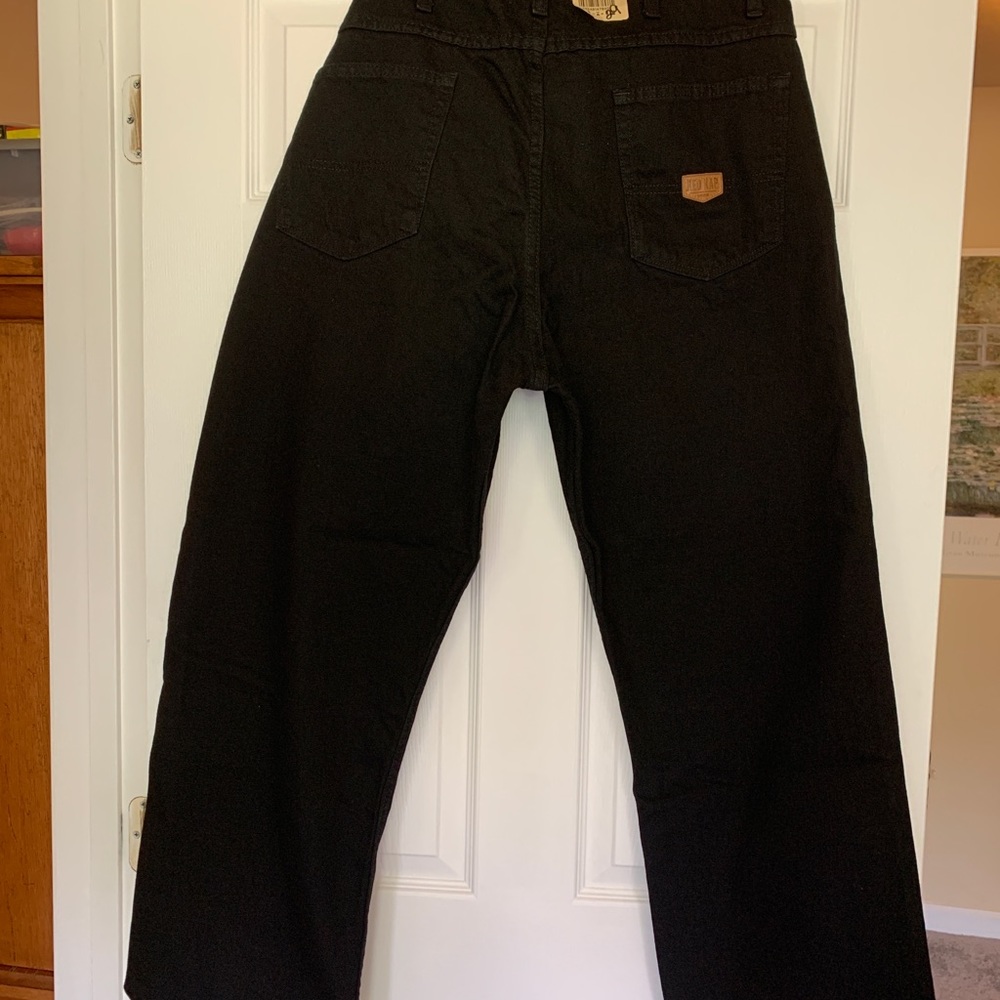 Men’s black work jeans 40x29